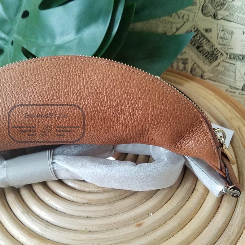 Kate Spade NWT Leila Belt Bag Fanny Pack Warm GingerBread Leather brown - Picture 6 of 12